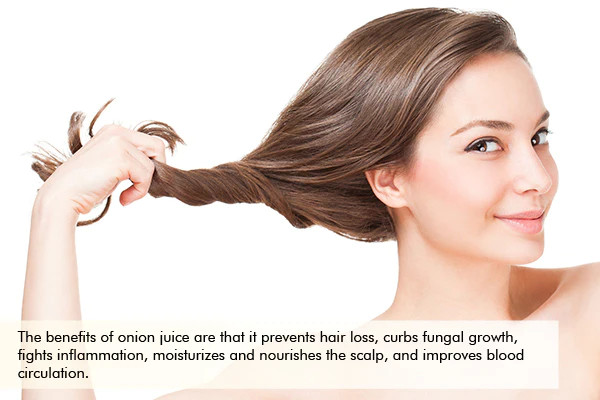 benefits of onion juice for your hair