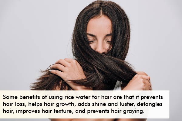 hair benefits of using rice water