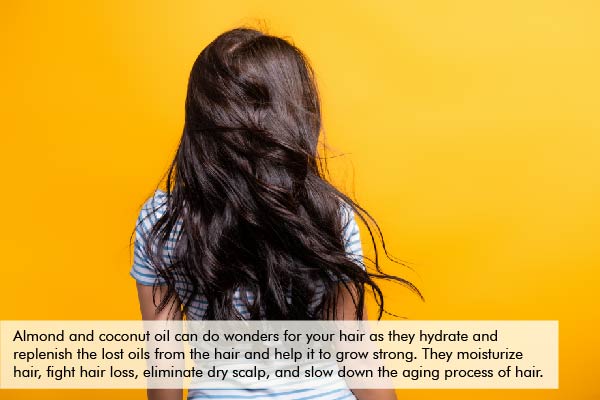 hair benefits of using coconut oil and almond oil