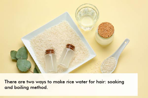 how to make rice water for hair