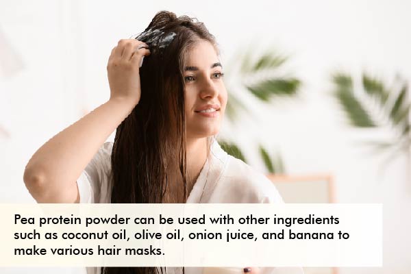 how to use pea protein for hair care