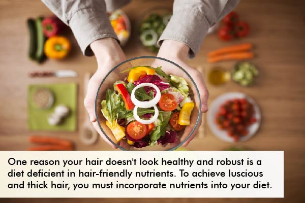 follow a hair-friendly diet