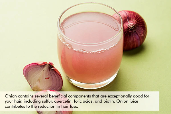 onion juice as a remedy for hair loss