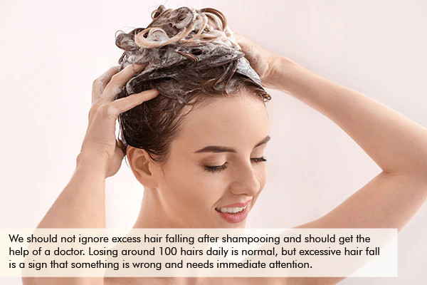 general queries on why you are losing hair when shampooing