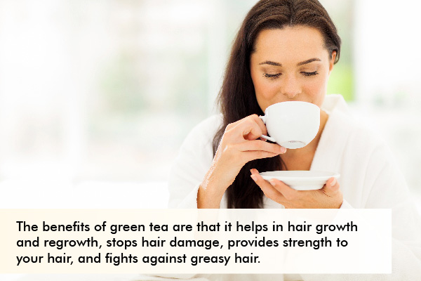 green tea benefits for hair growth