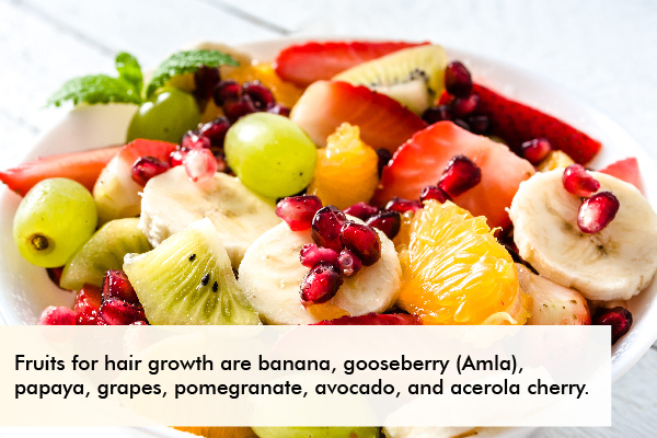 fruits that can be beneficial in hair growth