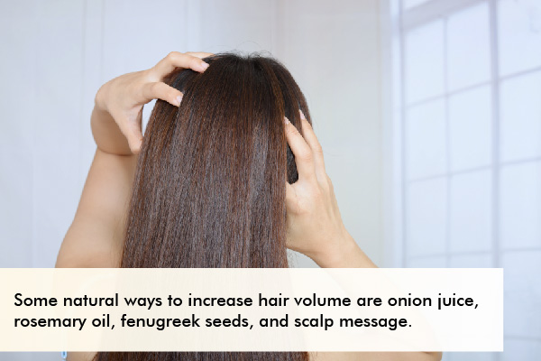 some natural ways to increase your hair volume