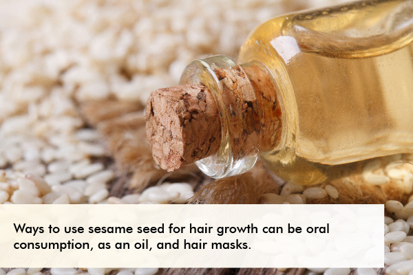 3 Ways to Use Sesame Seeds for Hair Growth - Little Extra