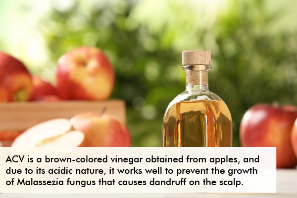 apple cider vinegar can be used to wash hair without shampoo