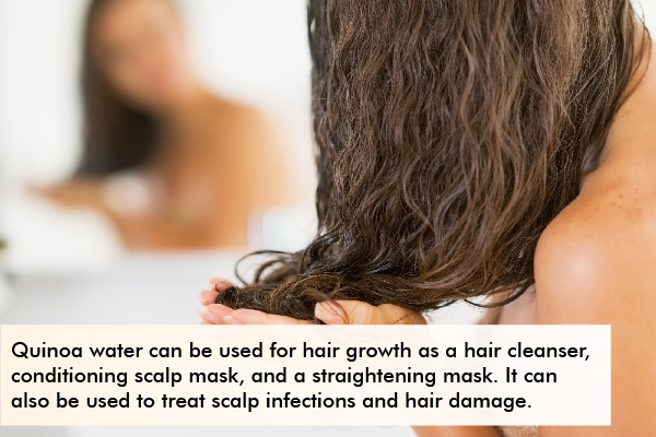 ways to use quinoa water for hair growth