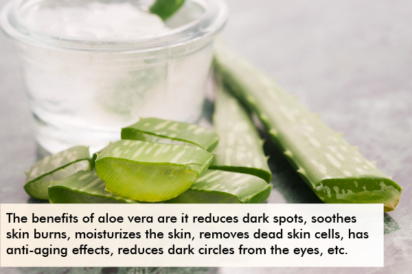 beauty benefits of using aloe vera
