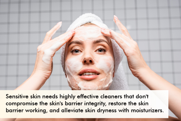 AM routine you can follow to safeguard against sensitive skin