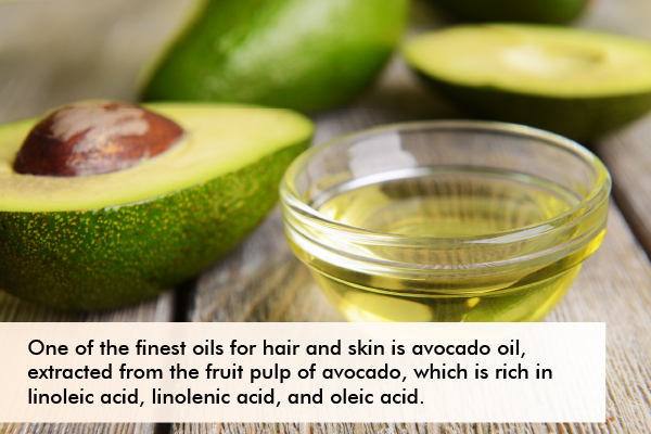 avocado oil to nourish your hair and skin during the winter