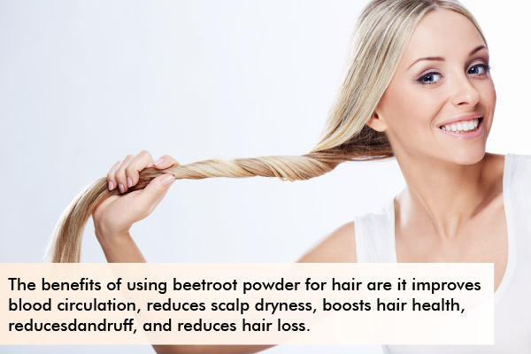 hair benefits of using beetroot powder