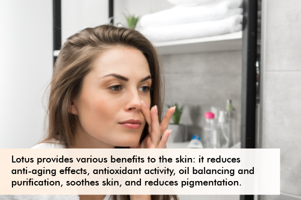 skin care benefits of using lotus
