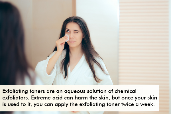 general queries related to regular and exfoliating toners