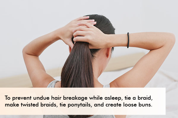 tips to prevent hair breakage when sleeping at night