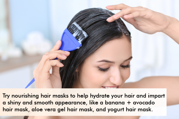 apply nourishing and hydrating hair masks for your winter hair care routine