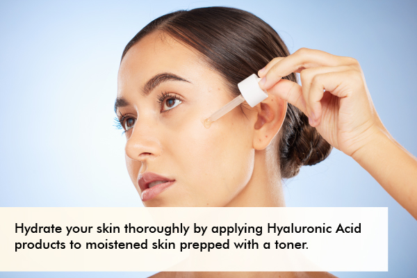 additional tips on using hyaluronic acid for dry, sensitive skin