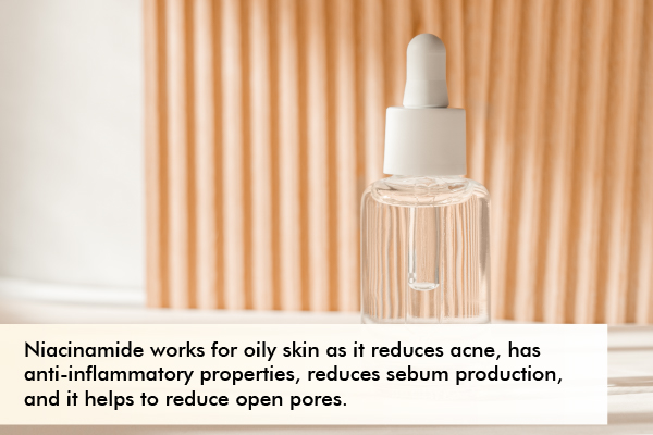 how does niacinamide help improve oily skin?