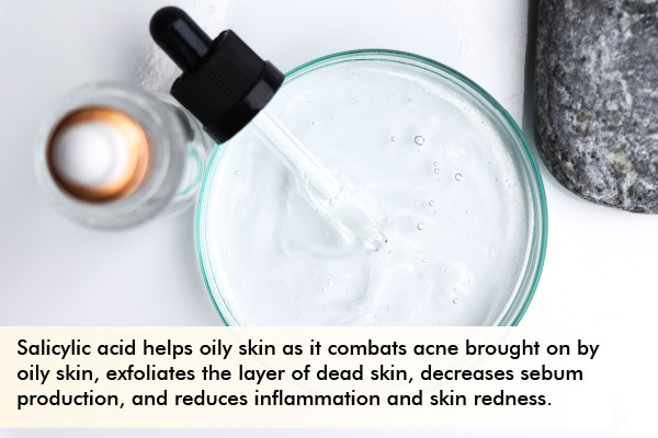 how does salicylic acid help improve oily skin?