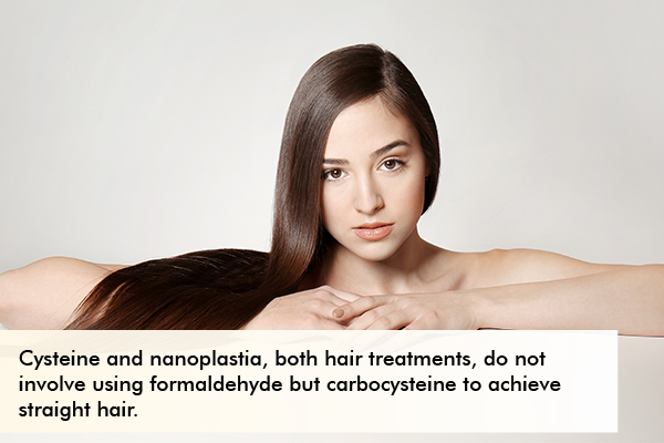 similarities between cysteine and Nanoplastia hair treatments