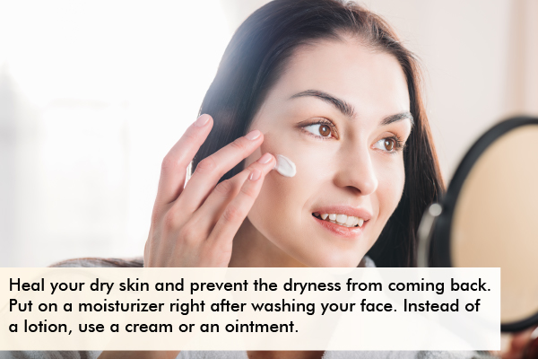 additional tips to help improve dry skin naturally