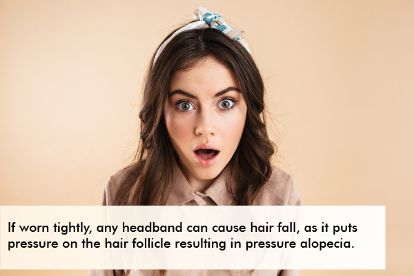 can every headband type cause traction alopecia and receding hairline?