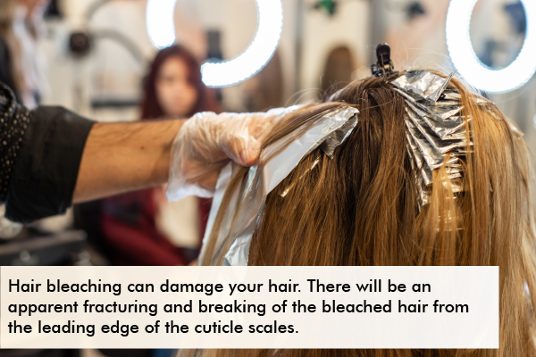 can hair bleaching lead to hair damage?