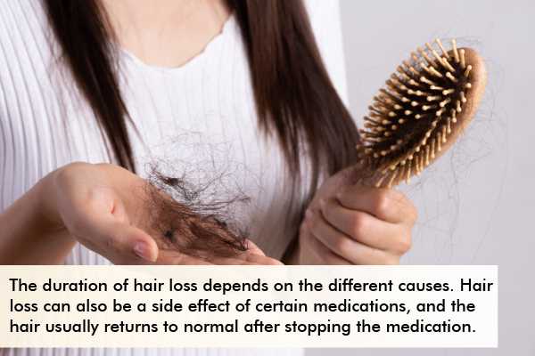how long does hair loss last?