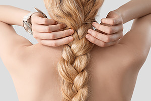 how to remove hair knots after braiding?