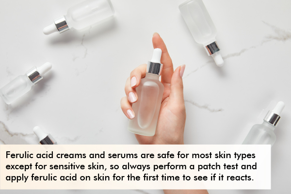general queries related to using ferulic acid for skin care