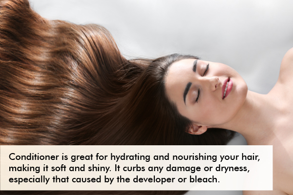 when semipermanent hair dye is mixed with conditioner it can moisturize and condition your hair