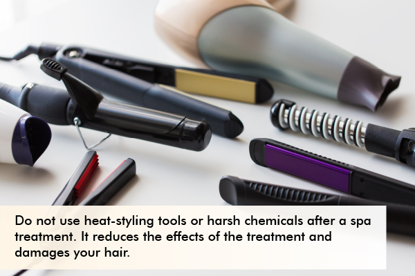 tips and precautions to consider when using a hair spa
