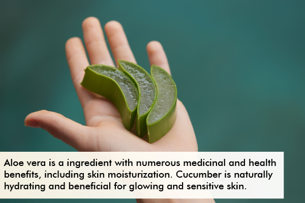 aloe vera and cucumber serum for hydrated skin