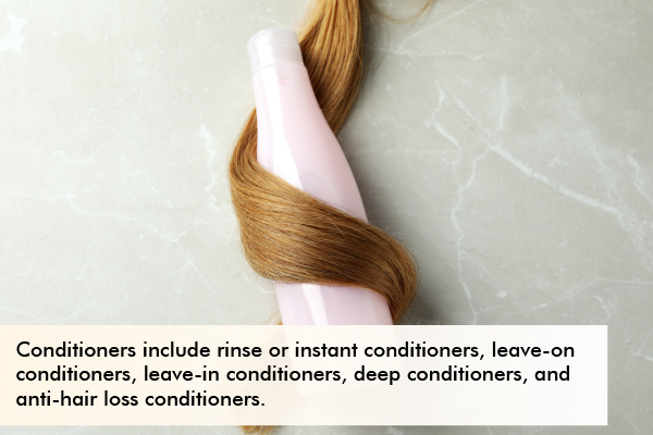 different types of hair conditioners