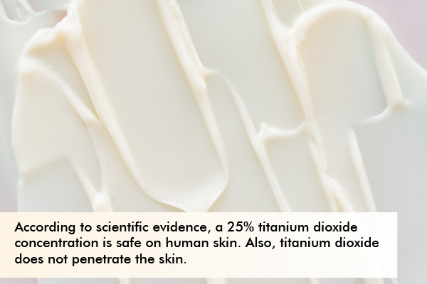 general queries related to using titanium dioxide sunscreen