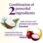 coconut and onion for hair fall control